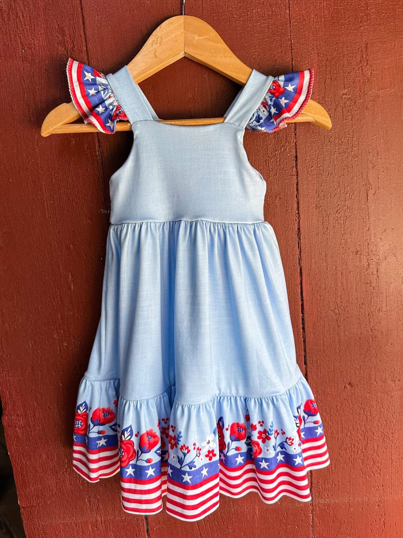 Margo ruffle sleeve dress