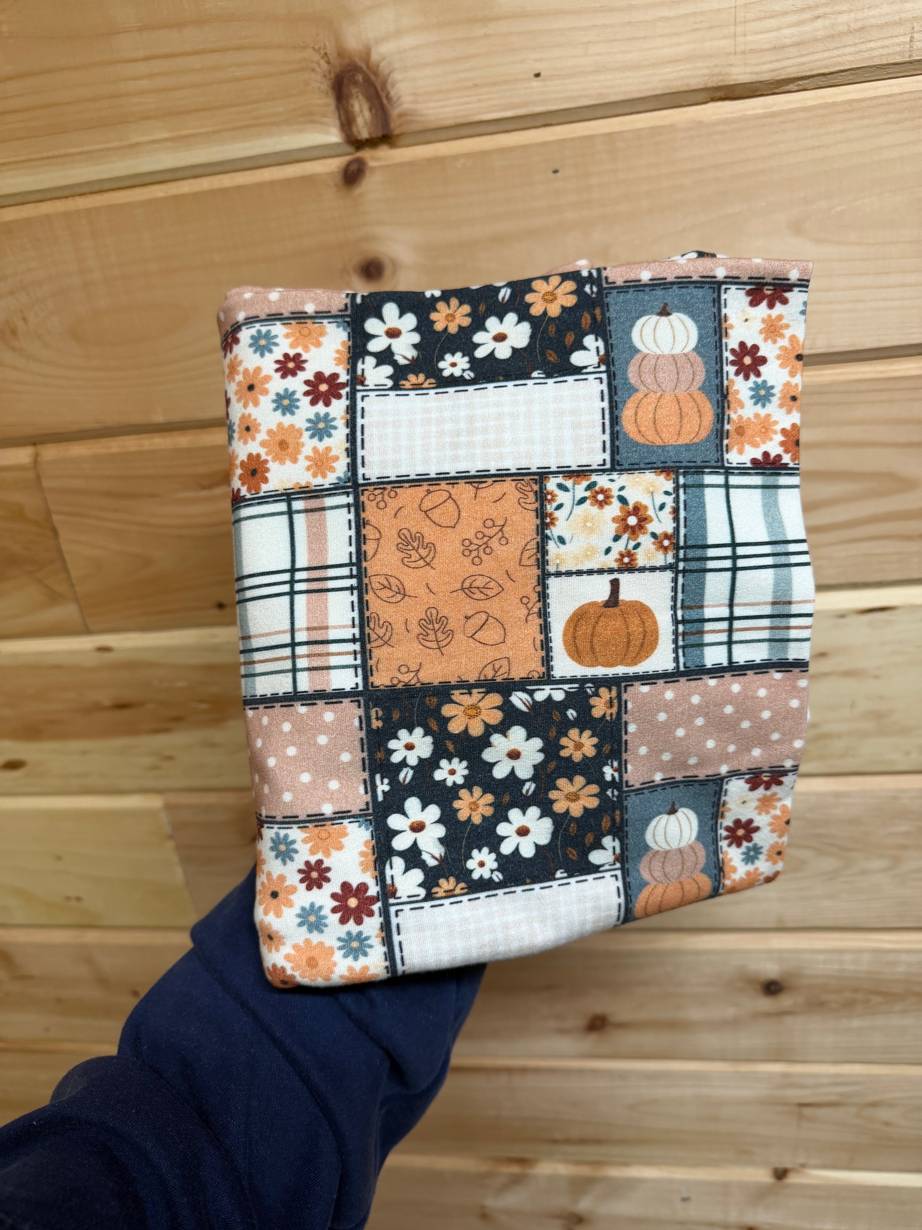 Fall patchwork (pocket sweater)